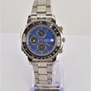 Sharp Stainless Steel Chronograph Men's Watch